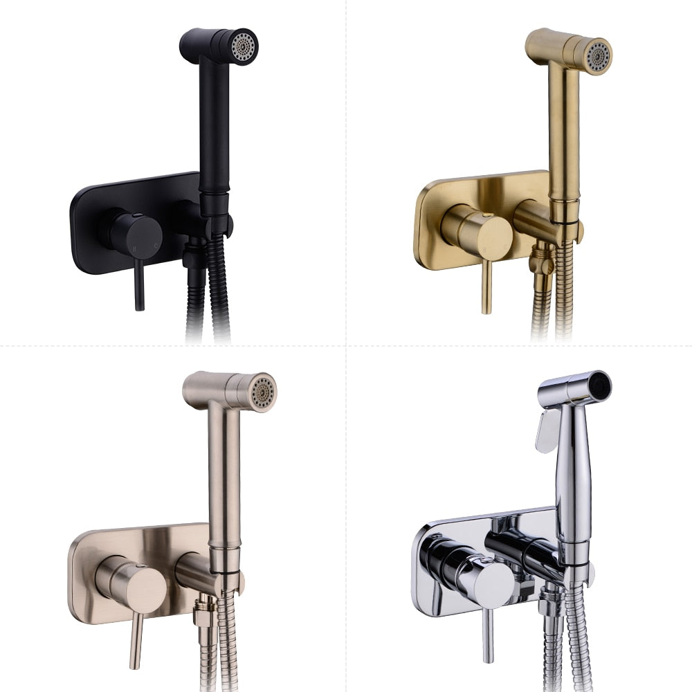 Brass Toilet Handheld Bidet Diaper Set - Image 5