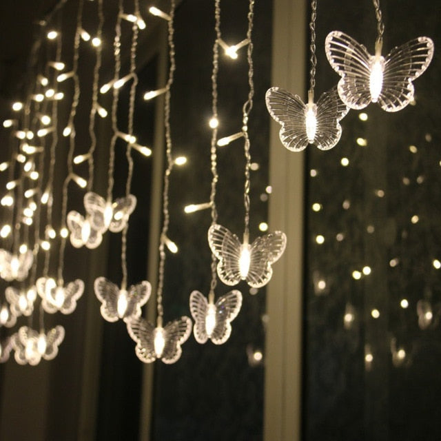 3.5m Butterfly Festival Holiday Christmas Wedding LED String Strip - Image 4